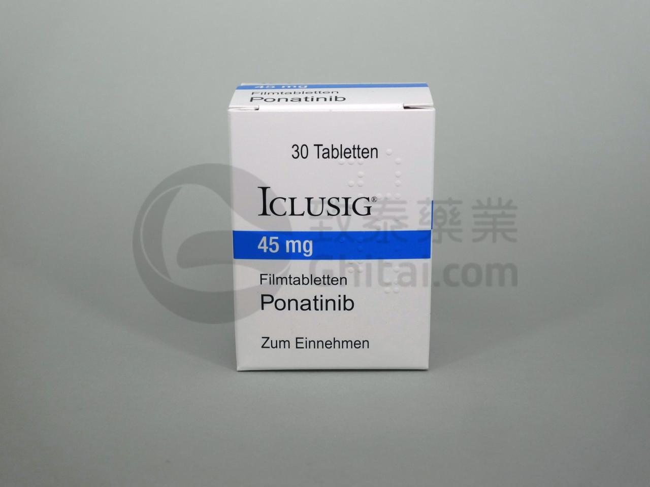 ICLUSIG /PONATINIB/普纳替尼 1 ICLUSIG /PONATINIB/普纳替尼 1