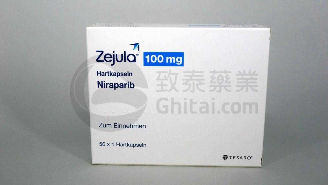 ZEJULA/NIRAPARIB/尼拉帕尼 1 ZEJULA/NIRAPARIB/尼拉帕尼 1