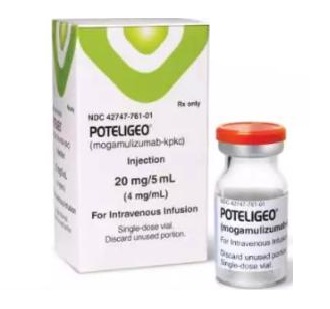 POTELIGEO,MOGAMULIZUMAB-KPKC