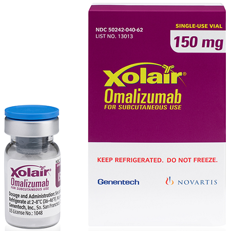 XOLAIR/OMALIZUMAB 2 XOLAIR(OMALIZUMAB) 2
