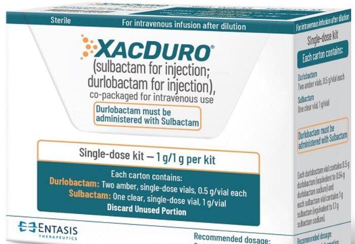 Xacduro（注射用舒巴坦；注射用杜洛巴坦）