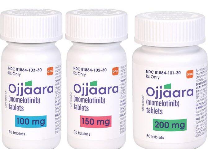 Ojjaara莫洛替尼(momelotinib)中文说明书