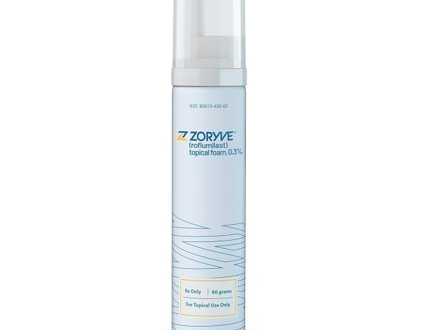 ZORYVE(Roflumilast)泡沫剂治疗9岁及以上脂溢性皮炎