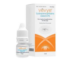 干眼症药物Vevye(0.1%环孢素滴眼液)
