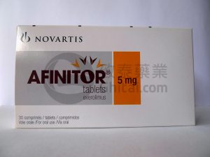 AFINITOR EVEROLIMUS 依维莫司片剂