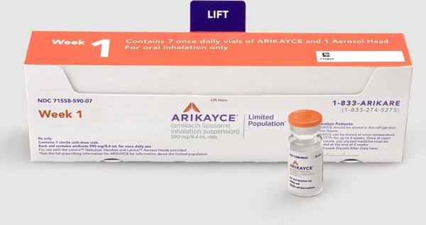 ARIKAYCE AMIKACIN LIPOSOME 阿米卡星吸入悬液