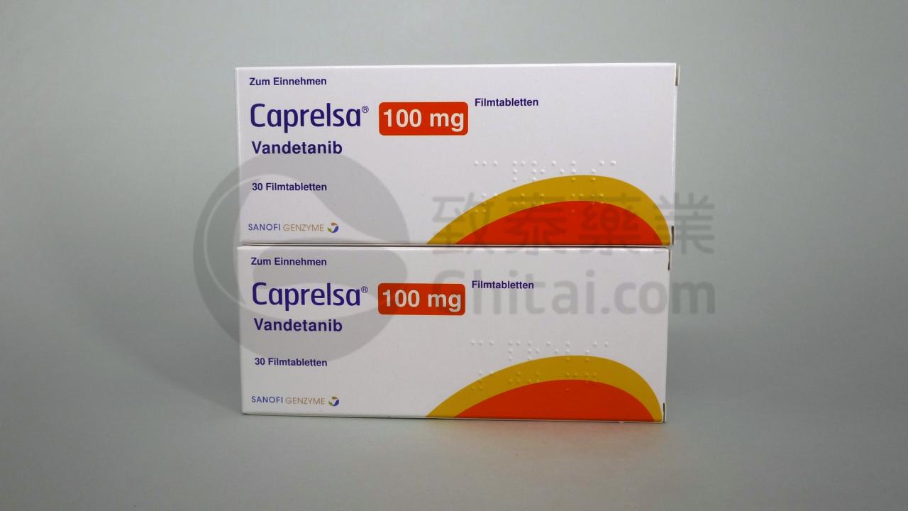 CAPRELSA VANDETANIB 凡德他尼