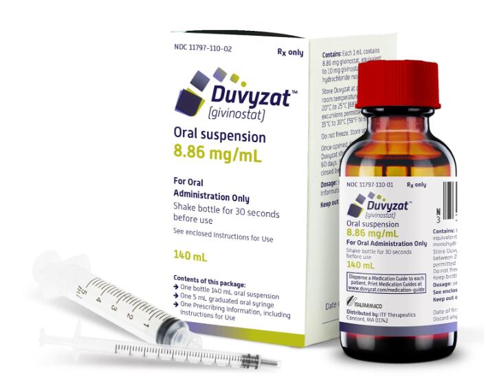 DUVYZAT GIVINOSTAT 吉维司他