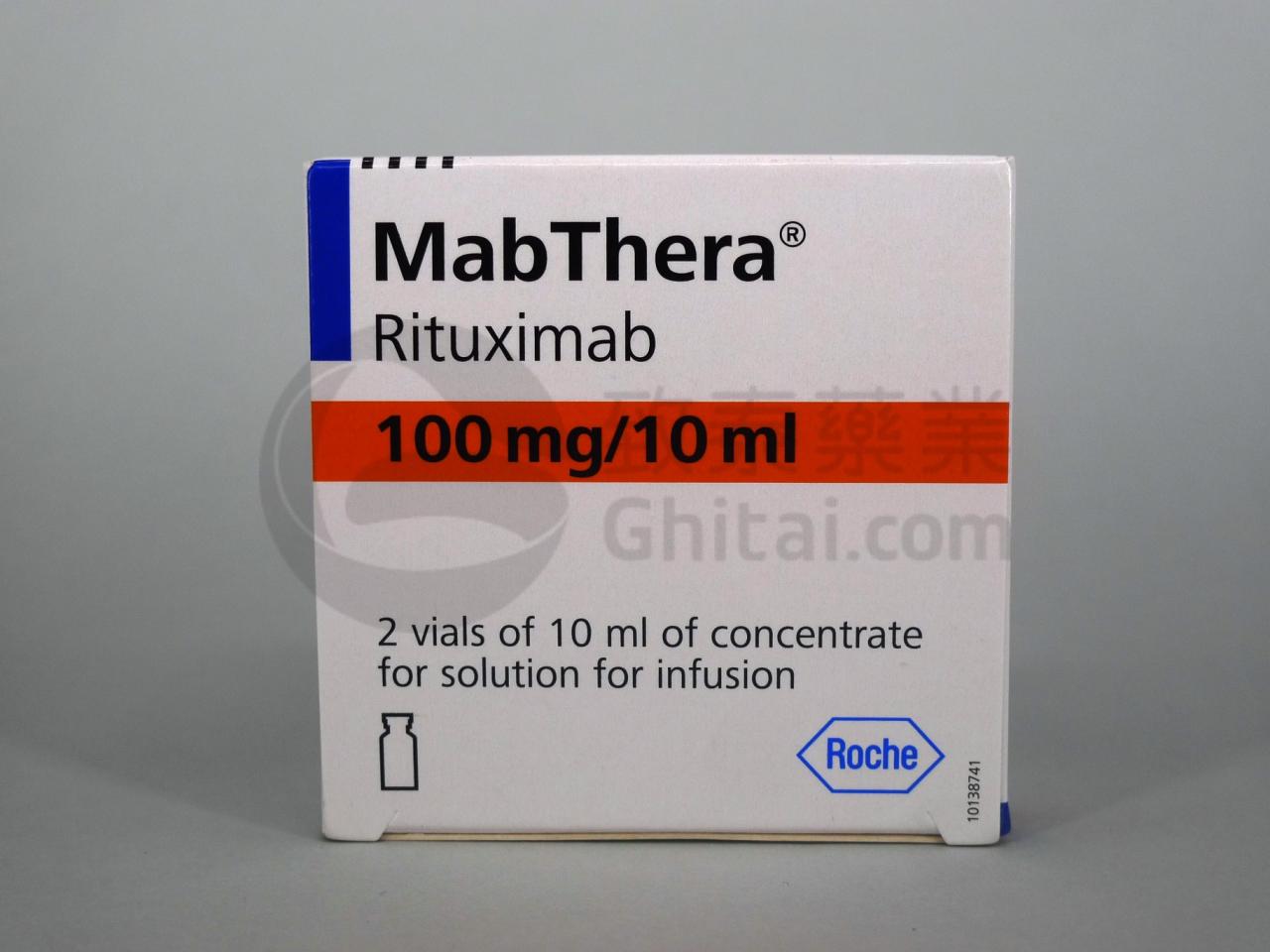 MABTHERA RITUXIMAB 莫须瘤注射剂 利妥昔单抗