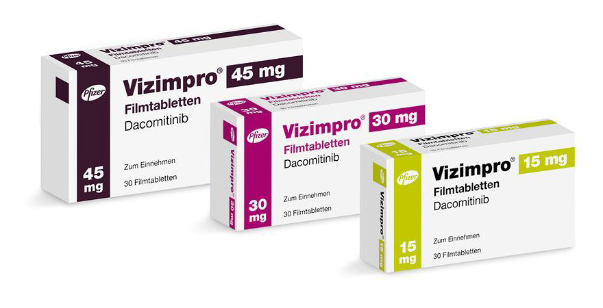 VIZIMPRO DACOMITINIB 达克替尼片 多泽润