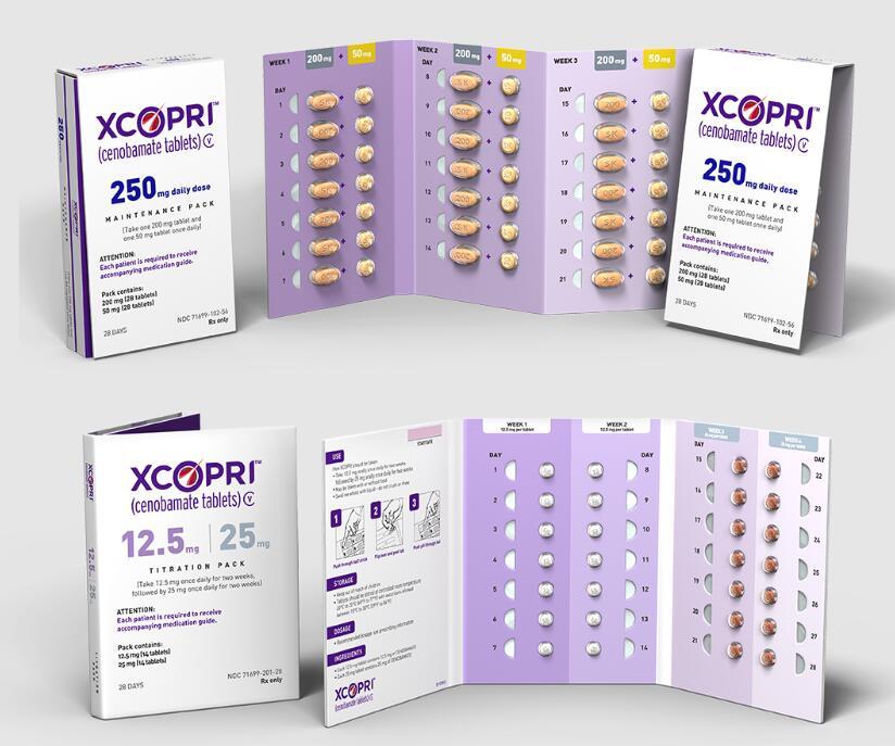XCOPRI CENOBAMATE 西诺氨酯/苯巴那酯