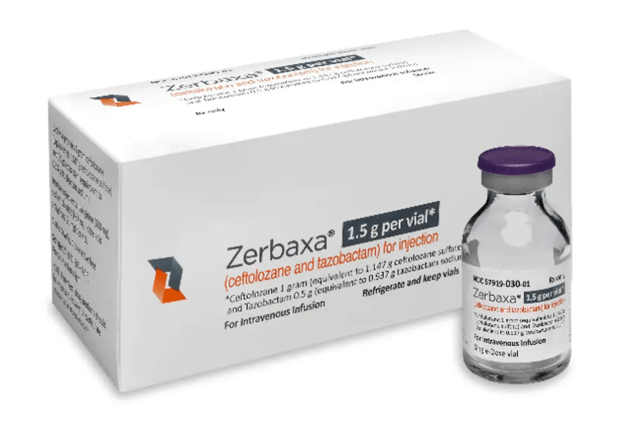 ZERBAXA CEFTOLOZANE/TAZOBACTAM 头孢洛扎/他唑巴坦