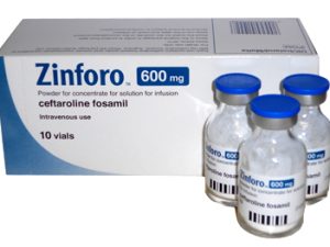 ZINFORO CEFTAROLINE FOSAMIL 头孢洛林酯冻干粉制剂