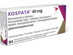 XOSPATA GILTERITINIB 适加坦 吉瑞替尼 吉列替尼