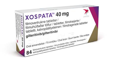 XOSPATA GILTERITINIB 适加坦 吉瑞替尼 吉列替尼